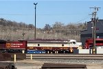 Canadian Pacific FP9 in St Paul MN for maint - April 2023
